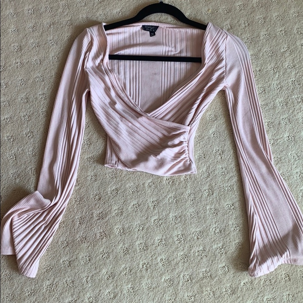 Wrap crop top